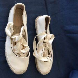 Cream espadrilles